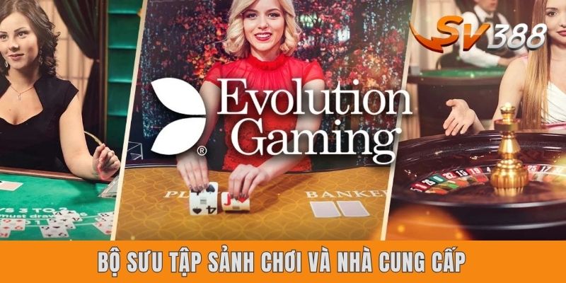 Bộ sưu tập sảnh chơi và nhà cung cấp